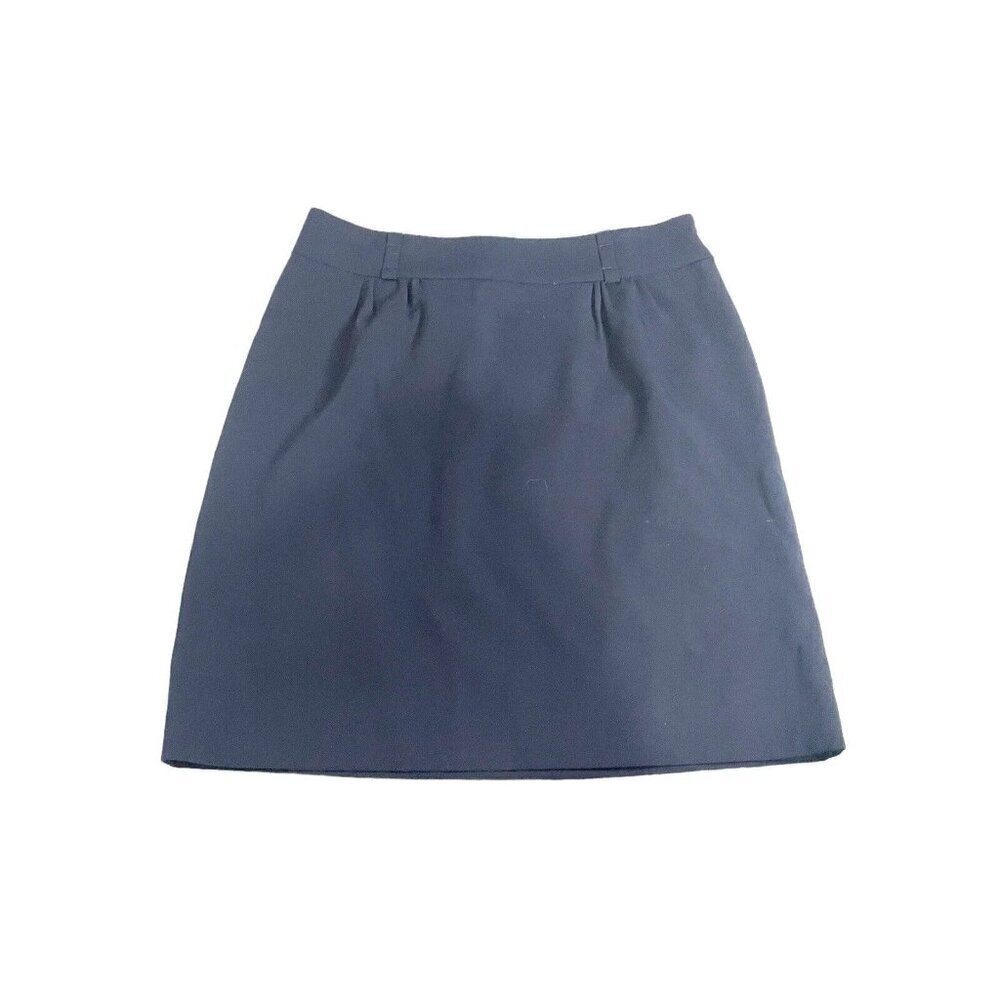 Loft Women's Mini Skirt Sizeโ 0 NWT Navy Blue Above Knee Career A-line